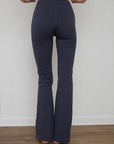 stripe hype flare leggings