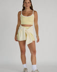 girls only contrast tank top