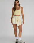 girls only contrast tank top