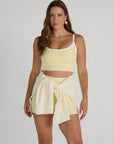 girls only contrast tank top