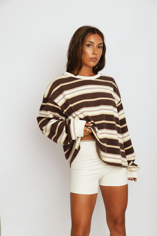keeping the stripes pullover
