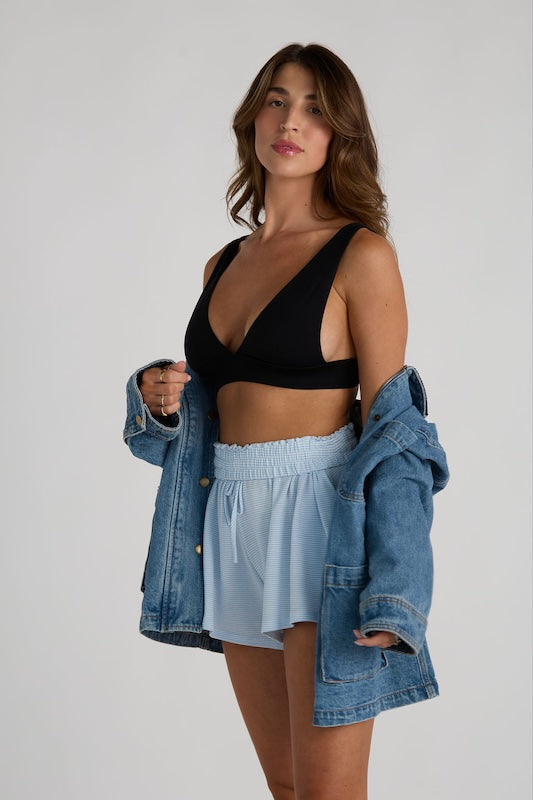 sleek bra top