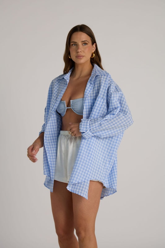 picnic gingham shirt