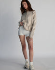 capsule striped cardigan