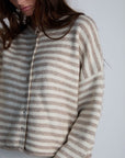 capsule striped cardigan