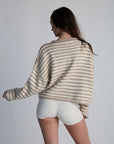 capsule striped cardigan