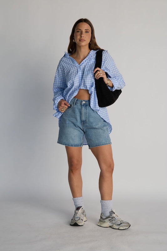 picnic gingham shirt