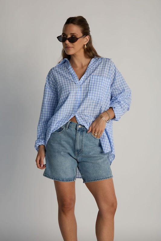picnic gingham shirt