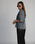 boyfriend striped tee