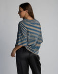boyfriend striped tee