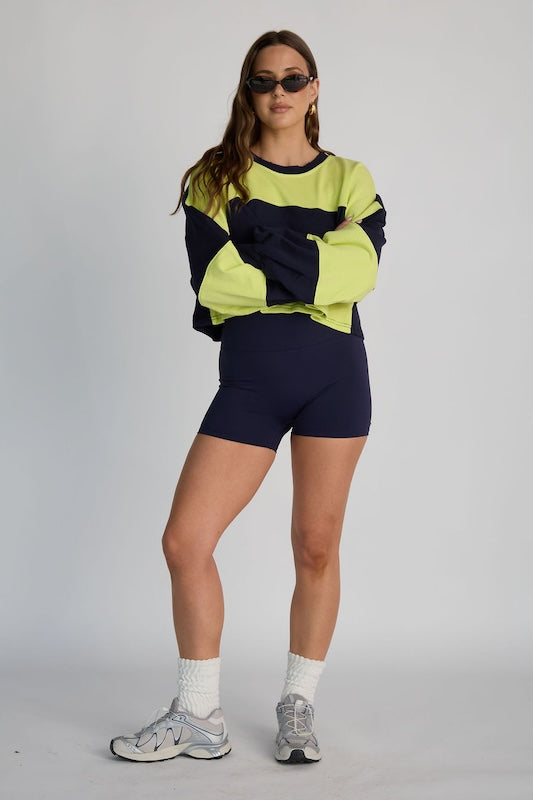 rugby cropped pullover