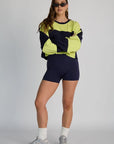rugby cropped pullover