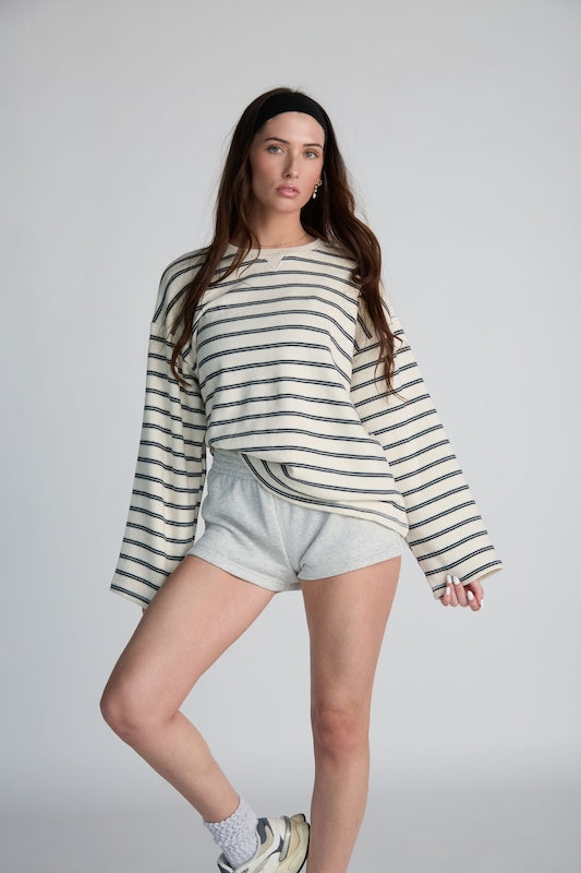 let's go striped top