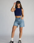 classic racer crop top