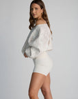lowkey off-shoulder sweatshirt