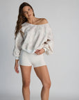 lowkey off-shoulder sweatshirt