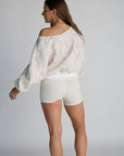 lowkey off-shoulder sweatshirt