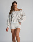 lowkey off-shoulder sweatshirt