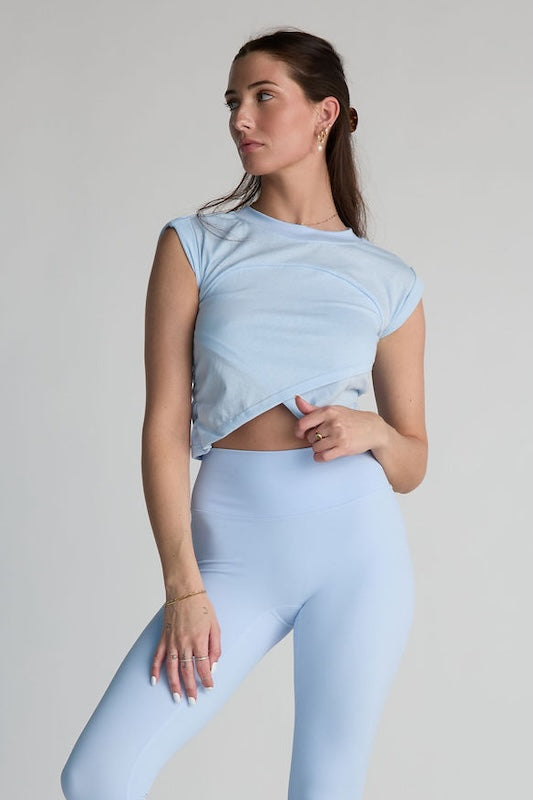 baby blues crossover top