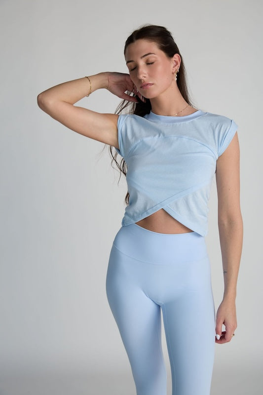 baby blues crossover top