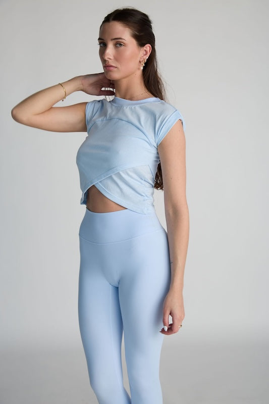baby blues crossover top