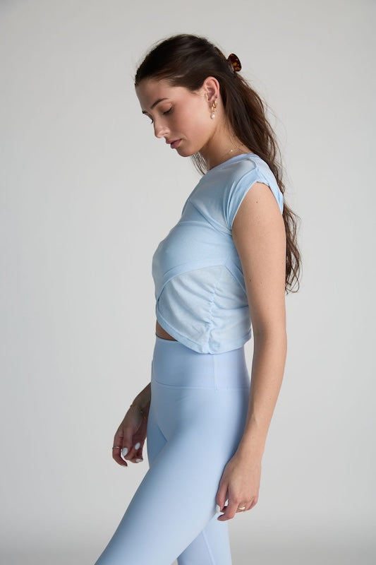 baby blues crossover top