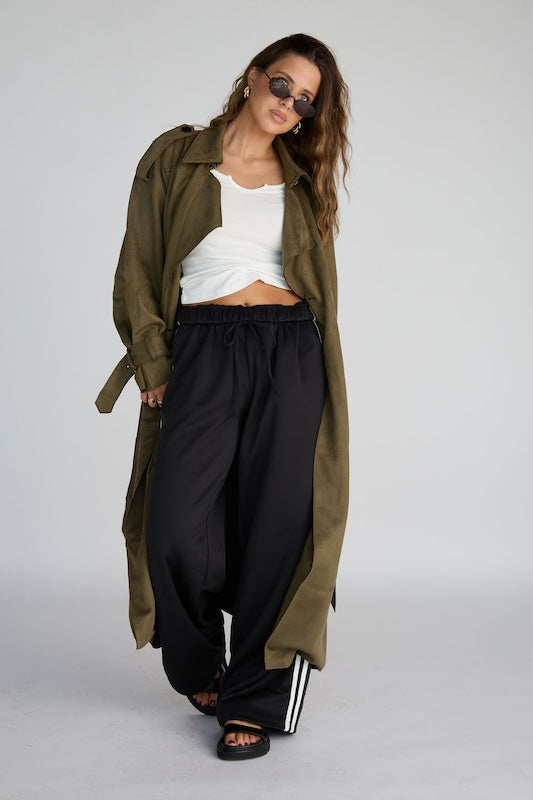 that girl trench coat