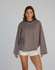 elley striped top