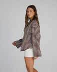 elley striped top