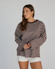 elley striped top