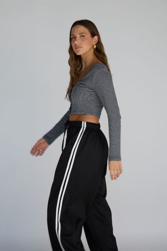 bayside cropped cardigan