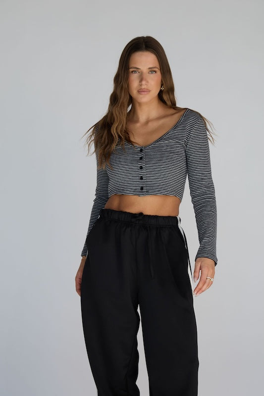 bayside cropped cardigan