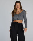 bayside cropped cardigan