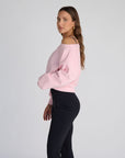 jet setter cropped sweatshirt