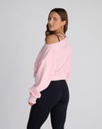 jet setter cropped sweatshirt