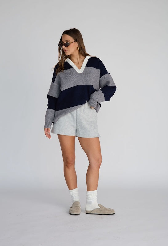 collegiate polo sweater