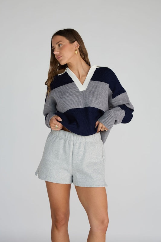 collegiate polo sweater