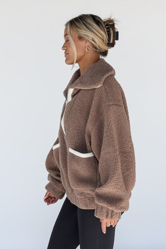 teddy bear fleece jacket