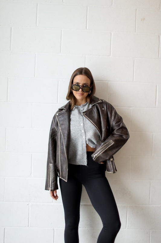 estate short sleeve cardigan