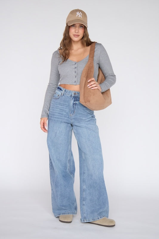 bayside cropped cardigan