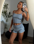 clueless striped set