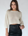 karley leather mini skirt