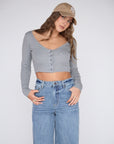 bayside cropped cardigan