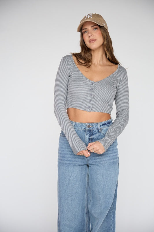 bayside cropped cardigan