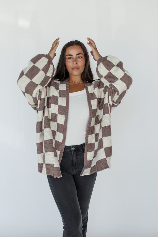 coco latte cardigan