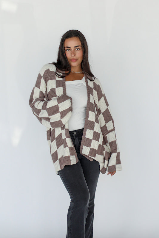 coco latte cardigan