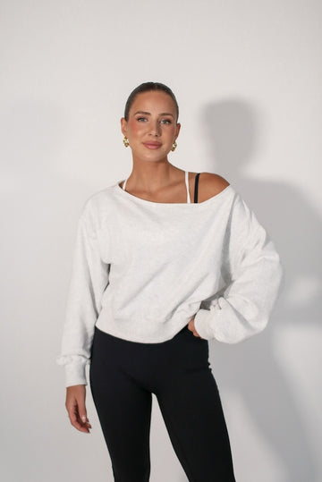 jet setter cropped sweatshirt