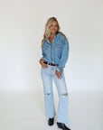 caviar cowgirl denim shirt