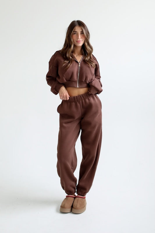 everyday uniform zip-up