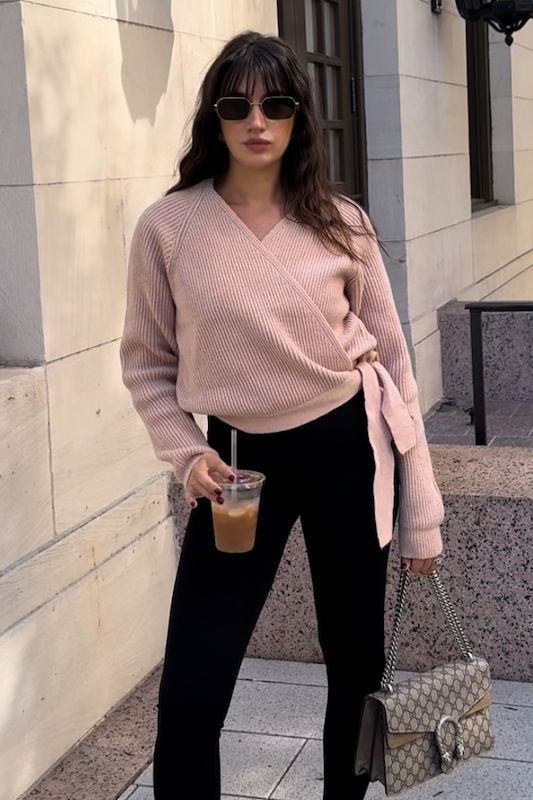 heartbreaker wrap sweater